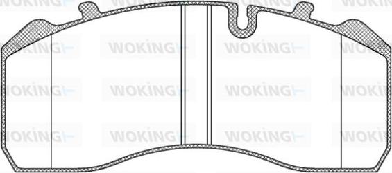 Woking JSA 9143.10 - Komplet Pločica, disk-kočnica www.molydon.hr