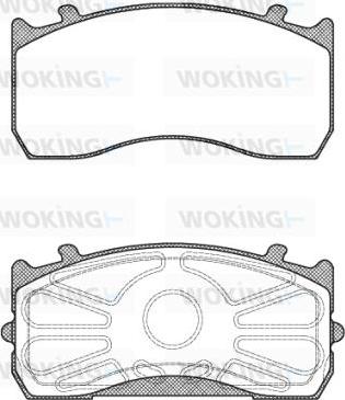 Woking JSA 9153.10 - Komplet Pločica, disk-kočnica www.molydon.hr