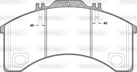 Woking JSA 5983.00 - Komplet Pločica, disk-kočnica www.molydon.hr