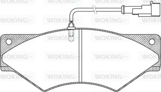 Woking JSA 5363.41 - Komplet Pločica, disk-kočnica www.molydon.hr