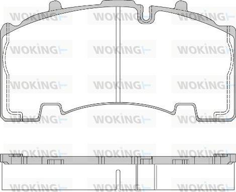 Woking JSA 14553.10 - Komplet Pločica, disk-kočnica www.molydon.hr