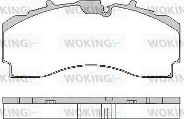 Woking JSA 16043.10 - Komplet Pločica, disk-kočnica www.molydon.hr