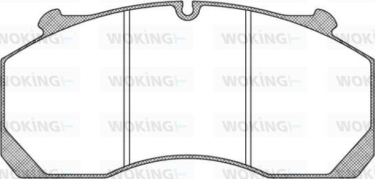 Woking JSA 10573.10 - Komplet Pločica, disk-kočnica www.molydon.hr