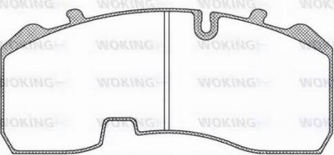 Woking JSA 11843.10 - Komplet Pločica, disk-kočnica www.molydon.hr