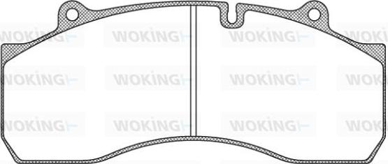 Woking JSA 11733.10 - Komplet Pločica, disk-kočnica www.molydon.hr