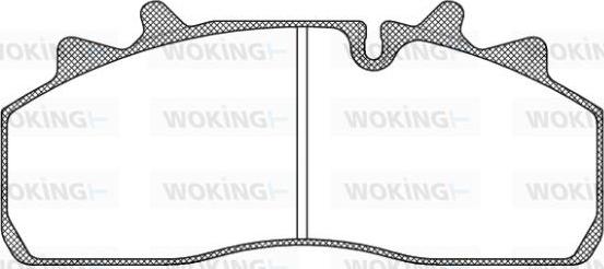 Woking JSA 13543.10 - Komplet Pločica, disk-kočnica www.molydon.hr