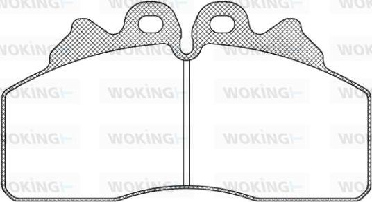 Woking JSA 12993.00 - Komplet Pločica, disk-kočnica www.molydon.hr