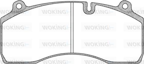 Woking JSA 12063.10 - Komplet Pločica, disk-kočnica www.molydon.hr