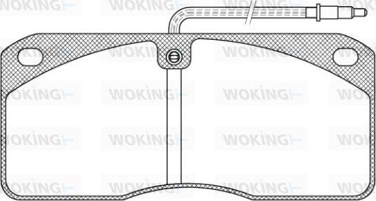 Woking JSA 3783.40 - Komplet Pločica, disk-kočnica www.molydon.hr