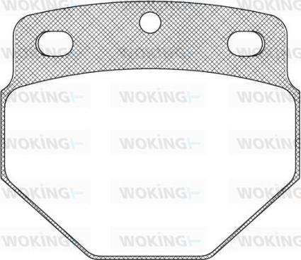 Woking JSA 2273.00 - Komplet Pločica, disk-kočnica www.molydon.hr