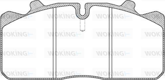 Woking JSA 7583.10 - Komplet Pločica, disk-kočnica www.molydon.hr