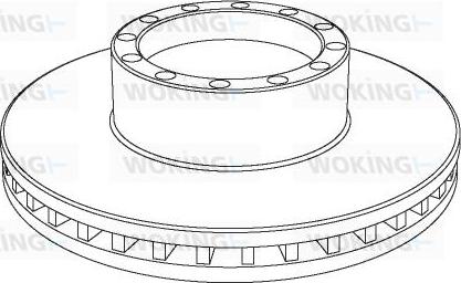 Woking NSA1091.20 - Kočioni disk www.molydon.hr