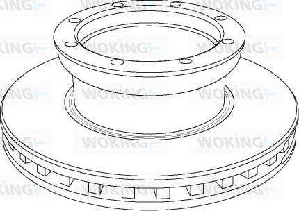 Woking NSA1054.20 - Kočioni disk www.molydon.hr