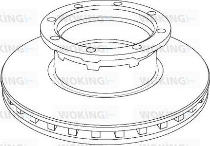 Woking NSA1056.20 - Kočioni disk www.molydon.hr