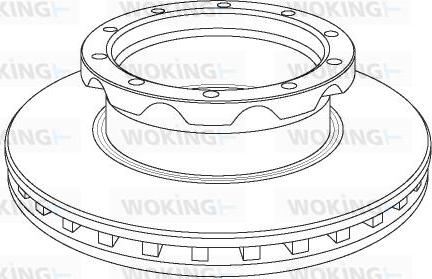 Woking NSA1050.20 - Kočioni disk www.molydon.hr