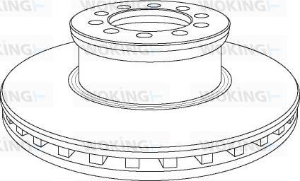 Woking NSA1053.20 - Kočioni disk www.molydon.hr