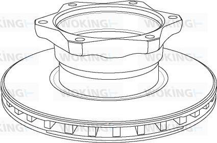 Woking NSA1052.20 - Kočioni disk www.molydon.hr