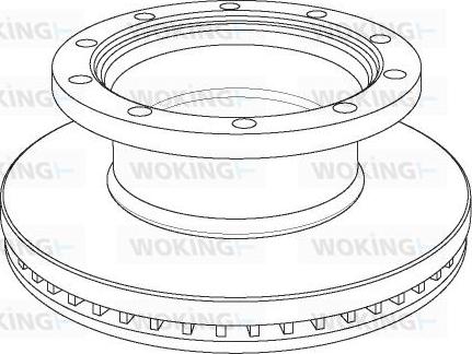 Woking NSA1069.20 - Kočioni disk www.molydon.hr