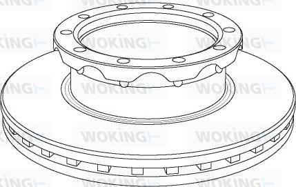 Woking NSA1062.20 - Kočioni disk www.molydon.hr