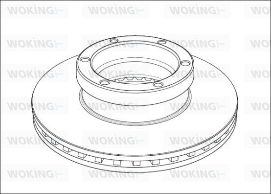 Woking NSA1004.20 - Kočioni disk www.molydon.hr