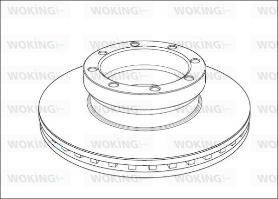 Woking NSA1005.20 - Kočioni disk www.molydon.hr