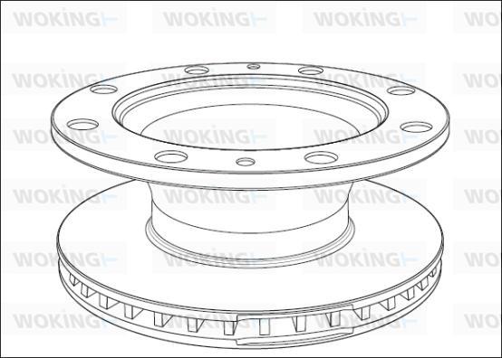 Woking NSA1014.20 - Kočioni disk www.molydon.hr