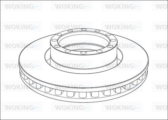 Woking NSA1015.20 - Kočioni disk www.molydon.hr