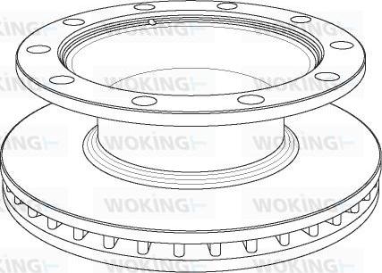 Woking NSA1082.20 - Kočioni disk www.molydon.hr