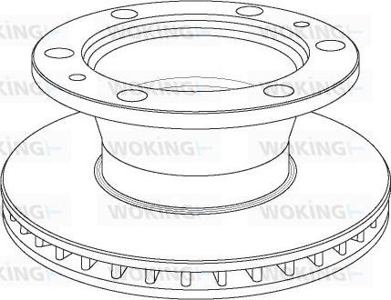 Woking NSA1023.20 - Kočioni disk www.molydon.hr