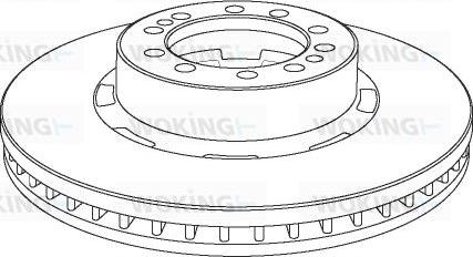 Woking NSA1074.20 - Kočioni disk www.molydon.hr