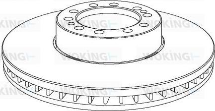 Woking NSA1075.20 - Kočioni disk www.molydon.hr