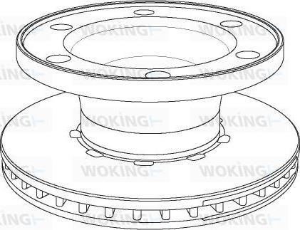 Woking NSA1076.20 - Kočioni disk www.molydon.hr