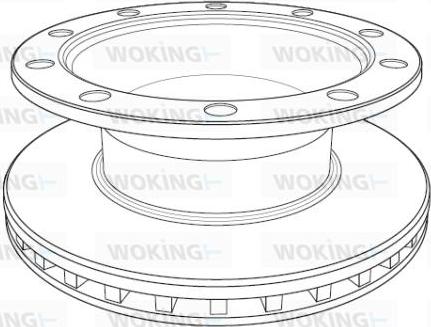 Woking NSA1199.20 - Kočioni disk www.molydon.hr