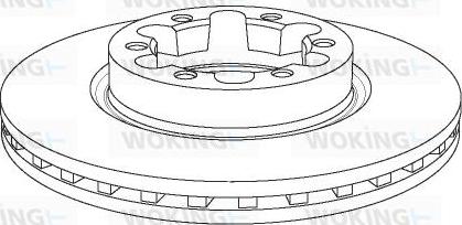 Woking NSA1145.20 - Kočioni disk www.molydon.hr