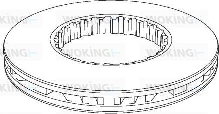 Woking NSA1146.20 - Kočioni disk www.molydon.hr