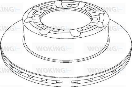 Woking NSA1140.20 - Kočioni disk www.molydon.hr