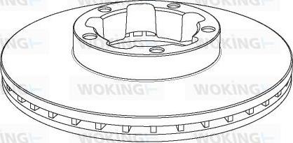 Woking NSA1148.20 - Kočioni disk www.molydon.hr