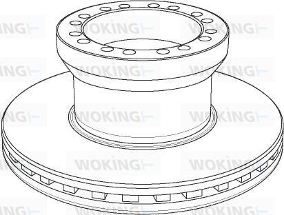 Woking NSA1155.20 - Kočioni disk www.molydon.hr