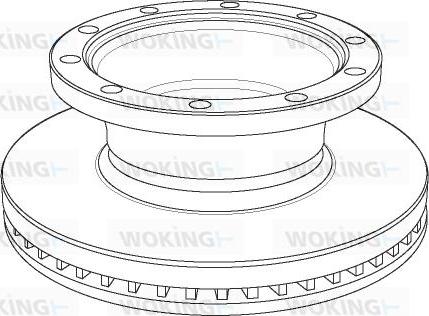 Woking NSA1166.20 - Kočioni disk www.molydon.hr