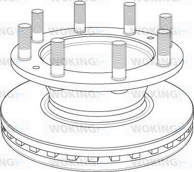 Woking NSA1162.20 - Kočioni disk www.molydon.hr