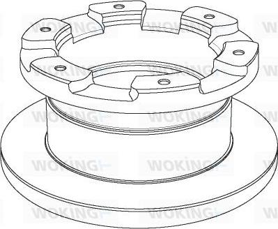Woking NSA1181.10 - Kočioni disk www.molydon.hr