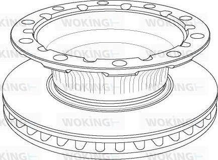 Woking NSA1171.20 - Kočioni disk www.molydon.hr