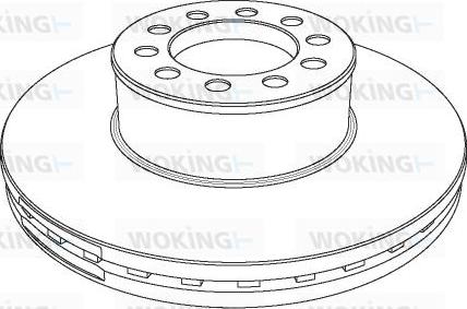 Woking NSA1173.20 - Kočioni disk www.molydon.hr