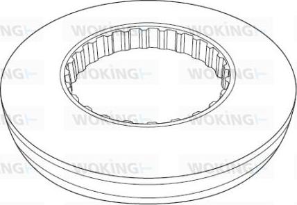 Woking NSA1177.10 - Kočioni disk www.molydon.hr