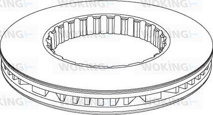 Woking NSA1177.20 - Kočioni disk www.molydon.hr