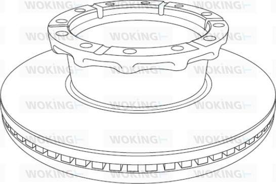 Woking NSA1240.20 - Kočioni disk www.molydon.hr