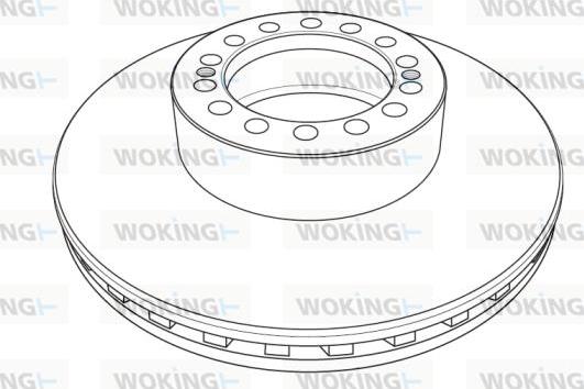 Woking NSA1238.20 - Kočioni disk www.molydon.hr