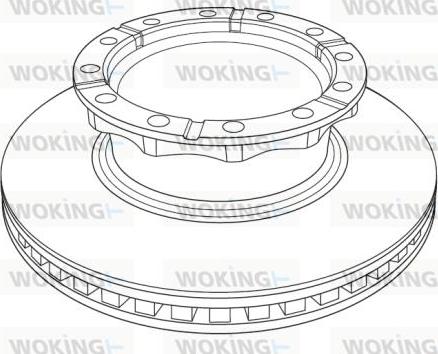 Woking NSA1222.20 - Kočioni disk www.molydon.hr