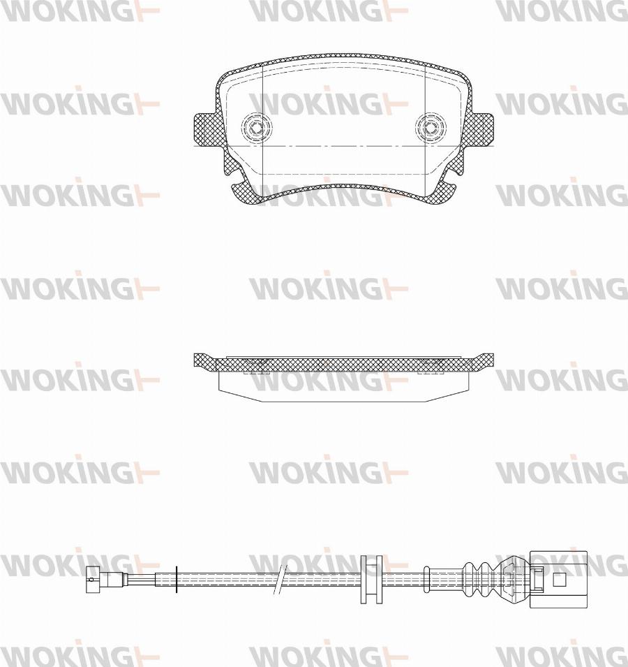 Woking P9973.12 - Komplet Pločica, disk-kočnica www.molydon.hr