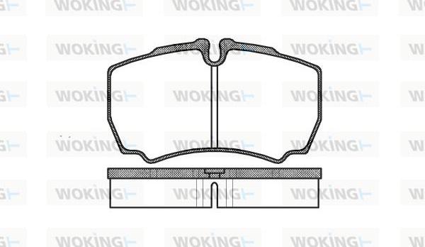 Woking P9493.00 - Komplet Pločica, disk-kočnica www.molydon.hr